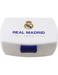 Real Madrid 2ª EQUIPACIÓN 23/24 - Neceser Escolar Infantil Mediano con Asa,  Neceser Infantil, Adaptable a